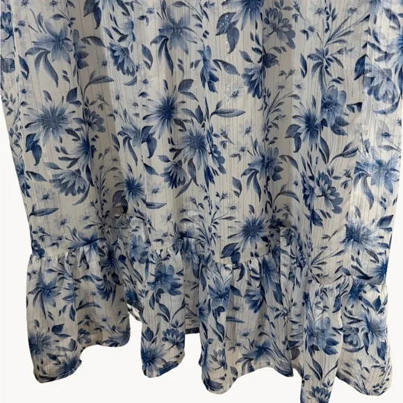 ✨ Don’t Miss Out! Lulus Blue Floral Open-Back Dress – X
Midi Dress - Picture 3 of 8